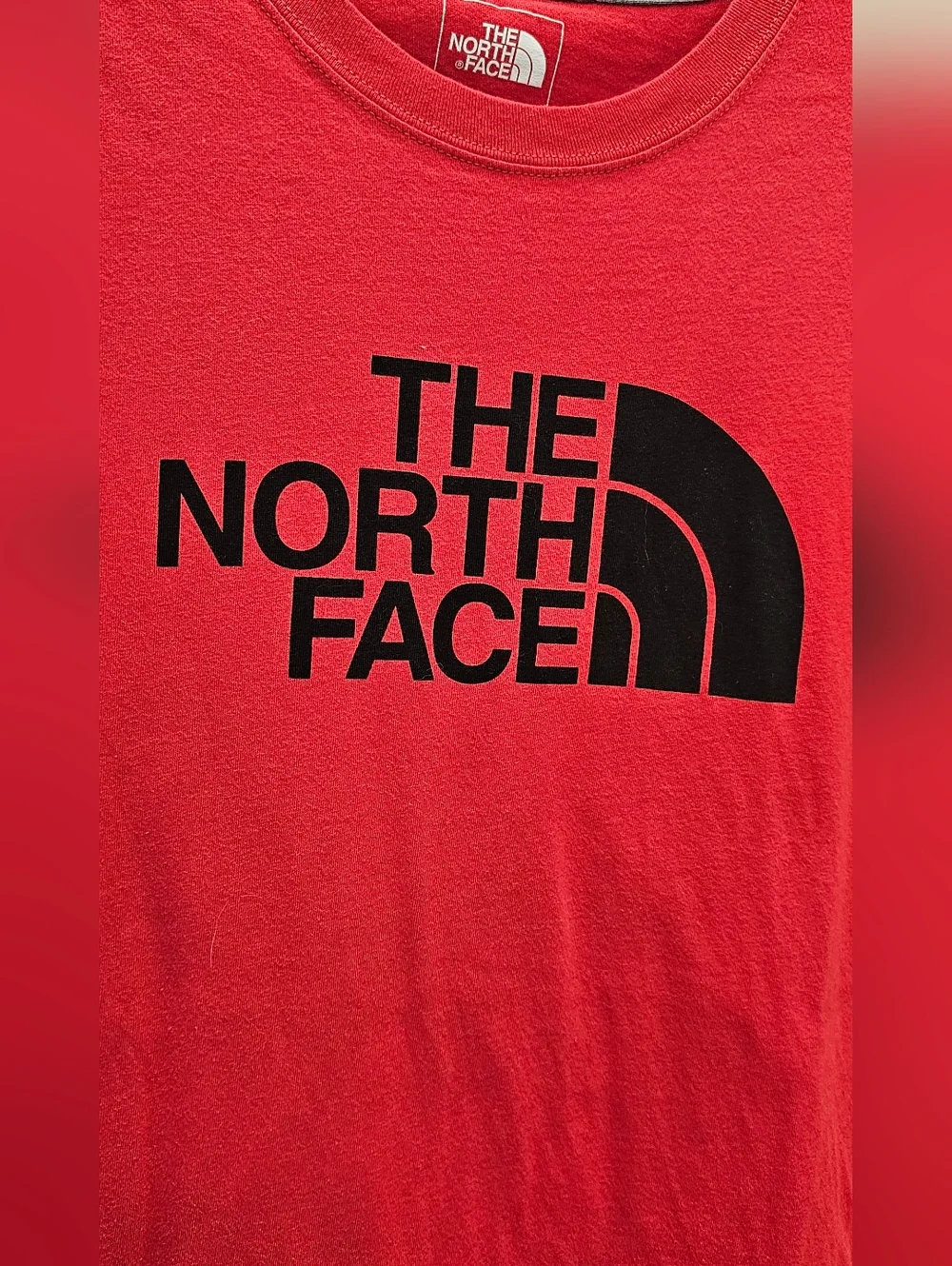 The North Face Red Short-Sleeve Logo Tee